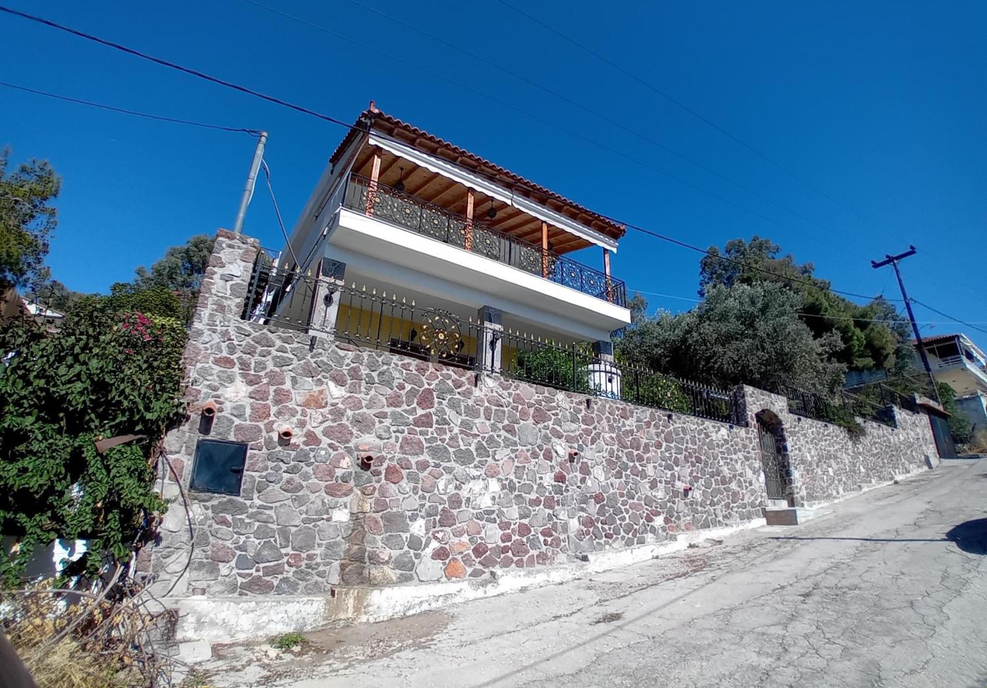 Αίγινα Εξοχική Κατοικία Eginitissa Exteriör bild